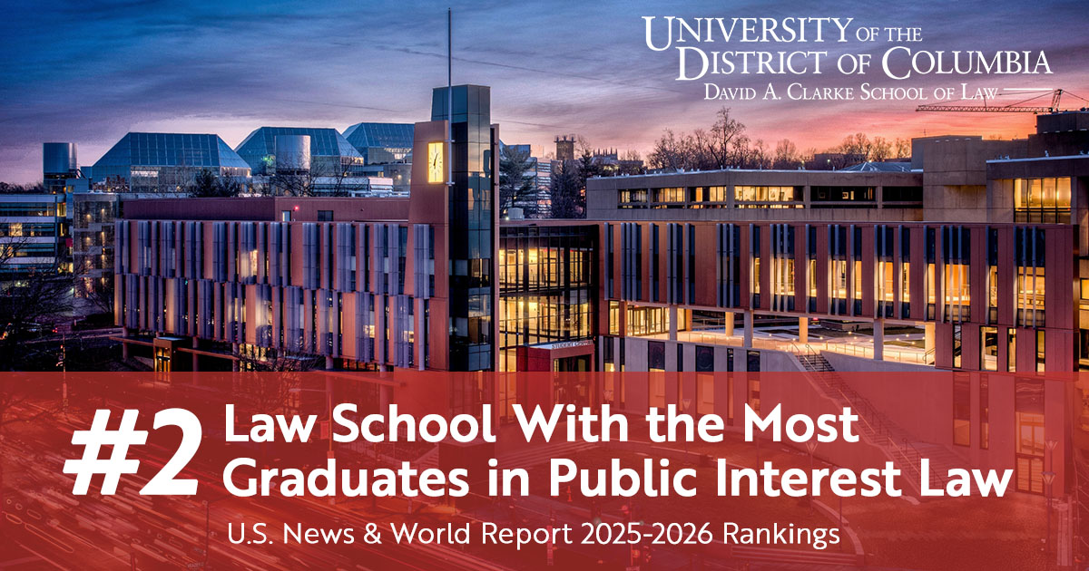 UDC Law School ranking 2025
